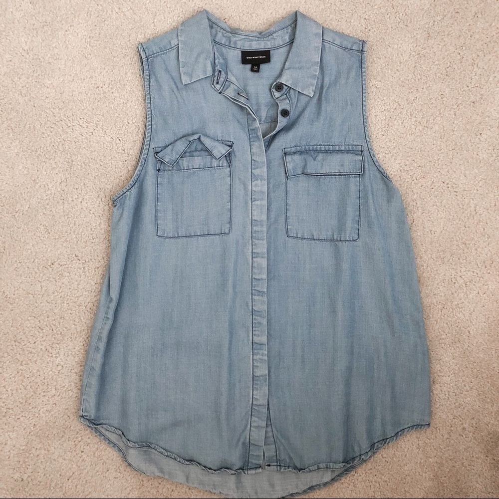 Chambray Button Up